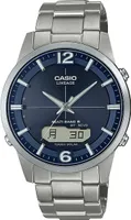 Uhr, Funkuhr, Bk\Bl, Silber