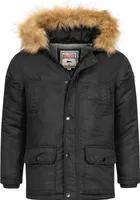 Lonsdale Rothley Kinder Winterjacke Schwarz Gre 164