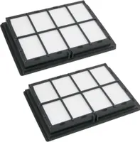 2x HEPA-Filter/Allergikerfilter/Pollenfilter/Hygienefilter für Siemens L910 Super VS92A01CH/01 L 920 Super VS92A0301 L Electronic Super VS92A17/05 Power Edition VS92A18/05 Extraklasse VS92A45/03