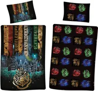 Harry Potter Bettwäsche "neun 3/4" 135x200 cm, 100% Baumwolle