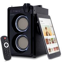 Tragbarer Lautsprecher Bluetooth BASS Overmax SoundBeat 5.0 Musicbox Radio FM