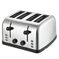 Daewoo SYM-1304: Breiter Toaster aus Edelstahl - 4 Schubladen, 4 Scheiben?