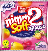 Storck Nimm2 Soft Brause ovocné žvýkací bonbóny s náplní šerbet 345g