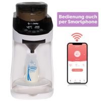 Easybaby Milk Maker - Automatischer Flaschenzubereiter - Babyflaschen Zubereiter, die Perfekte Babyflasche auf Knopfdruck mit Smartphone Bedienung