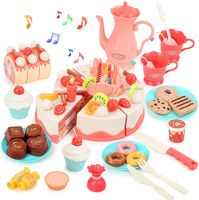 6 Stück Kinder Küche Rollenspiel Spielzeug Kochen Kuchen Backset Küchengeschirr 