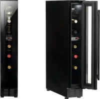 Amica WK 341 100-1 S Weintemperierschrank, 7 Flaschen