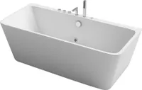 Whirlpool freistgehend Vallerie weiss Jet-Line Badewanne Whirlwanne