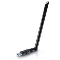 Aplic WLAN Adapter 1200MBit/s - 2,4Ghz + 5Ghz - Dual Band - 5 dBi externe Antenne - Mini WiFi Stick 1200 MBit/s - Wireless LAN - USB 3.2 Gen.1 Netzwerk Dongle - Für PC Desktop Laptop - auch Windows