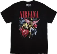Nirvana - Tričko "In Utero" pre mužov/dámy Uni RO12973 (XL) (Black)