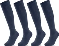 2 I 4 Paar Stützstrümpfe Reisestrümpfe Kompressionsstrümpfe Damen & Herren Stützkniestrümpfe 41900 - 4 Paar Jeans 43-46