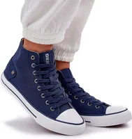 Damskie Wysokie Trampki Big Star DD274333 Granatowe 40