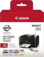 Canon PGI-1500XL Druckerpatrone Multipack schwarz, gelb, cyan, magenta