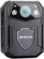 Retevis RT77 Körper Kamera Mini HD 1080P 21MP Polizeikamera getragen Videokamera 150°Blickfeld Sicherheit IR Nachtsicht Bewegungserkennung 2650mAh IP54 Body-Cam(16GB)