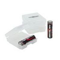 ANSMANN 3x Batteriebox Akku Box für bis zu 4 AAA & AA Akkus & Batterien