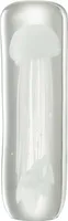 J-line – Briefbeschwerer, Quallenglas, milchig weiß – 9 x 9 x 29,5 cm