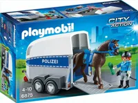 PLAYMOBIL 6875 - Berittene Polizei mit Anhänger
