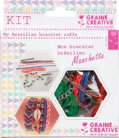 Schmuck-DIY-Kit - eine brasilianische Manschette aus 5 Armbändern herstellen.