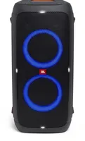 JBL Partybox 310 Partylautsprecher - 240W Bluetooth Karaoke-Funktion eingebauter Akku Lichteffekte IPX4-Spritzwasserschutz