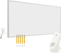 Wiltec Infrarotheizung 1050 Watt inkl. WLAN-Thermostat, energieeffizienter Heizkörper mit WLAN Steuerung, Wandmontage Elektroheizung, Heizpaneel IR-Heizung