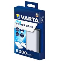 Varta Powerbank 6000mAh mit beschreibbarer Oberfläche inklusive Stift und Schablone