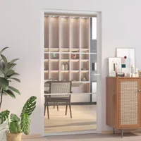Prolenta Premium - Drzwi wewnętrzne 102,5x201,5 cm białe szkło hartowane i aluminium