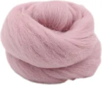 Filzwolle zum Trockenfilzen und Nassfilzen - Farbe Dunkelrosa 20gr.