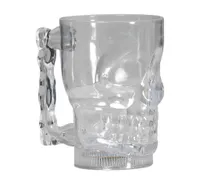 Párty pohár svietiaca lebka - kostra - Halloween - 10 x 14 cm - 700 ml