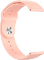 Für Samsung Galaxy Active/Huawei GT2/Amazfit GTS Universal Schnalle Silikon Armband 20mm Pink