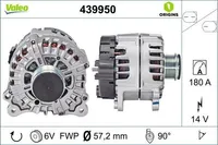 VALEO 439950 - OE 059903024A Lichtmaschine für A4 (8W), A5 (F5), A6 (4G), A7 (4G), Q7 (4M), Touareg (CR7, RC8)