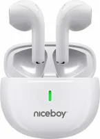 Niceboy Hive Beans Pop White Bezdrátové sluchátka do uší