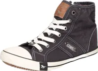 Mustang Damen Sneaker Booty High Top Schnürung Stiefelette 1099-506, Größe:40 EU, Farbe:Schwarz