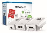 Devolo Powerline WLAN Einzel Adapter 2.4 GBit/s, Multiroom Kit, Netzwerk