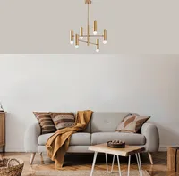 Opviq, Gharib- Gharib FLG, Gold, Kronleuchter, 55 x 55 x 73 cm, Metallkörper