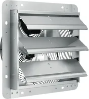Odsávací ventilátor VEVOR, 305 mm, 1400 otáček za minutu, 1084 CFM, hliníkový půdní ventilátor pro montáž na stěnu se střídavým motorem, větrání a chlazení pro skleníky, garáže, kůlny, obchody
