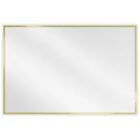 Mexen Loft lustro łazienkowe prostokątne 90 x 60 cm, rama złota - 9852-090-060-000-50
