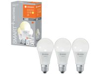 Ledvance Smart WIFI LED-Lampen dimmbar A60 E27/9W (60W) matt 806 lm 2700 K warmweiß 3 Stück