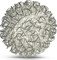 Formano Kugel Lampe Draht silber 30 cm Deko Leuchte LED Lichterkette