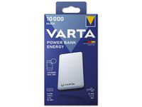 Varta bateriová power banka, 5V/10 000mAh, Energy, bílá 2xUSB-A/Micro-B/-C