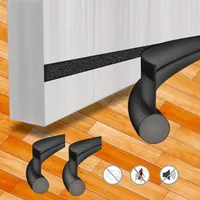 96CM Zugluftstopper 2er set Schwarz Türdichtung Zugluftstopp Türisolierung Tür Zugluft