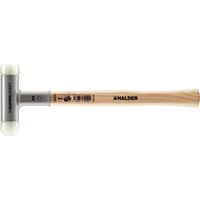 Halder-SUPERCRAFT-Schonhammer , rückschlagfrei, Hickorystiel, 1 Nylon-Einsatz flach rund, Größe:Ø 25 mm