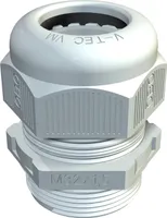 OBO® Bettermann Hutmutterkabelverschraubung M25, metrisches Gewinde, lichtgrau