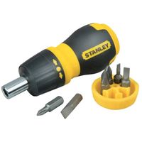 Stanley Wkrętak Multibit Z/G Krótki + 7Końcówek