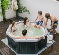 XXL Luxus Whirlpool 193x193x76cm MSPA Tuscany 2024 Outdoor + Indoor Pool 6 Pers.