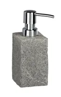 WENKO Seifen Spender 215 ml Desinfektion nachfüllbar Hygiene Dosierer GRANIT