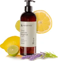 HABYS REYA | Citrus, Lavender, Bergamot Massageöl Öl | Duft von Zitrusfrüchten und Lavendel | für Massage | Mit Mandelöl und Vitamin E | 500 ml