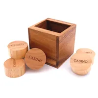 CASINO - prämiertes, originelles Holz-Denkspiel für Erwachsene und Kinder inkl. Baumwollbeutel