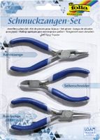 folia Schmuckzangen-Set 3-teilig blau
