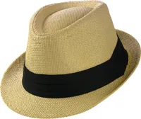 Trilby Hut in 3 Farben mit schwarzem Stoffband