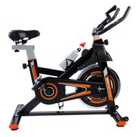 Bonplus BP | Rower treningowy | Kryty rower fitness | Regulowana intensywność | Monitor pracy serca | Wysokość siedziska - 76-98 cm | Koło zamachowe 1