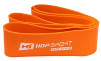 Hop-Sport Fitnessband aus Latex 37-109kg HS-L083RR  Wiederstandsband Gymnastikband für Kraft & Fitnesstraining und Muskelaufbau  - Orange